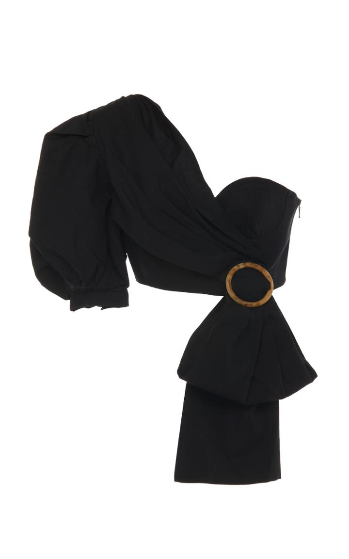 Acler Glendale Cold-shoulder Cropped Top Size: 2