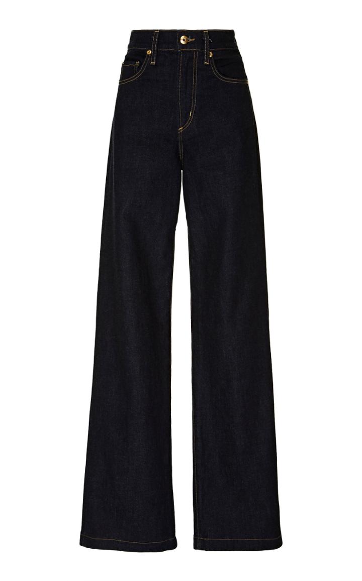 Jonathan Simkhai Rinsed Denim Newton Jeans