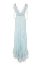 Luisa Beccaria Printed Full Length Dress