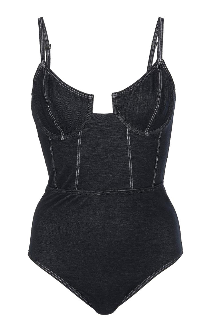 Solid & Striped Veronica Denim Swimsuit