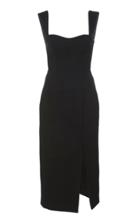 Adam Lippes Stretch Sable Fitted Dress