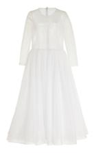 Ryan Lo Polka-dot Tulle Midi Gown