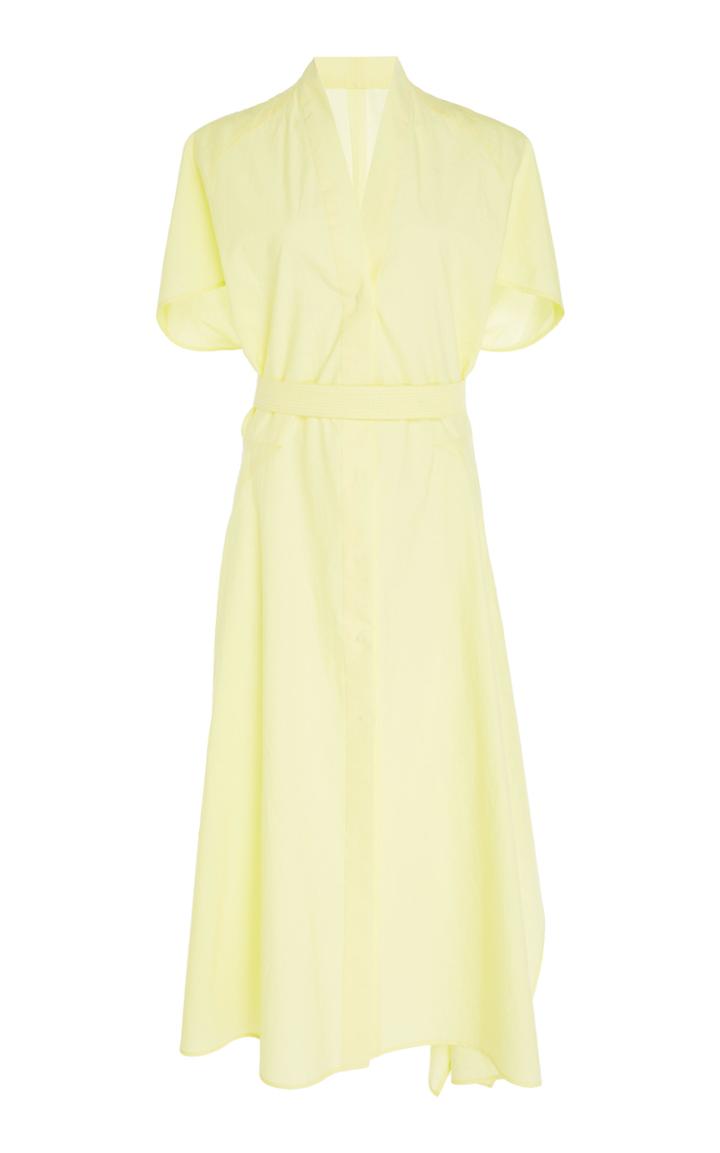 Narciso Rodriguez Textured Cotton Shirtdress