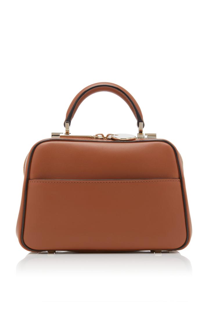 Valextra Series S Small Leather Shoulder Bag