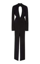 David Koma Cutout Long Sleeve Gown
