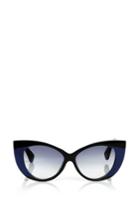 Jonathan Saunders Etienne Cat Eye Sunglasses With Navy Lens