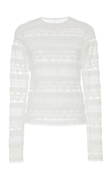 Brgger Bodil Lace Long Sleeve Top