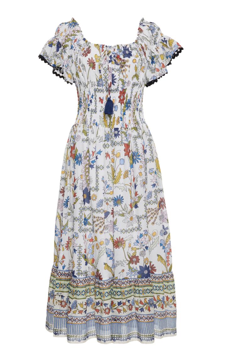 Tory Burch Meadow Folly Floral Dress
