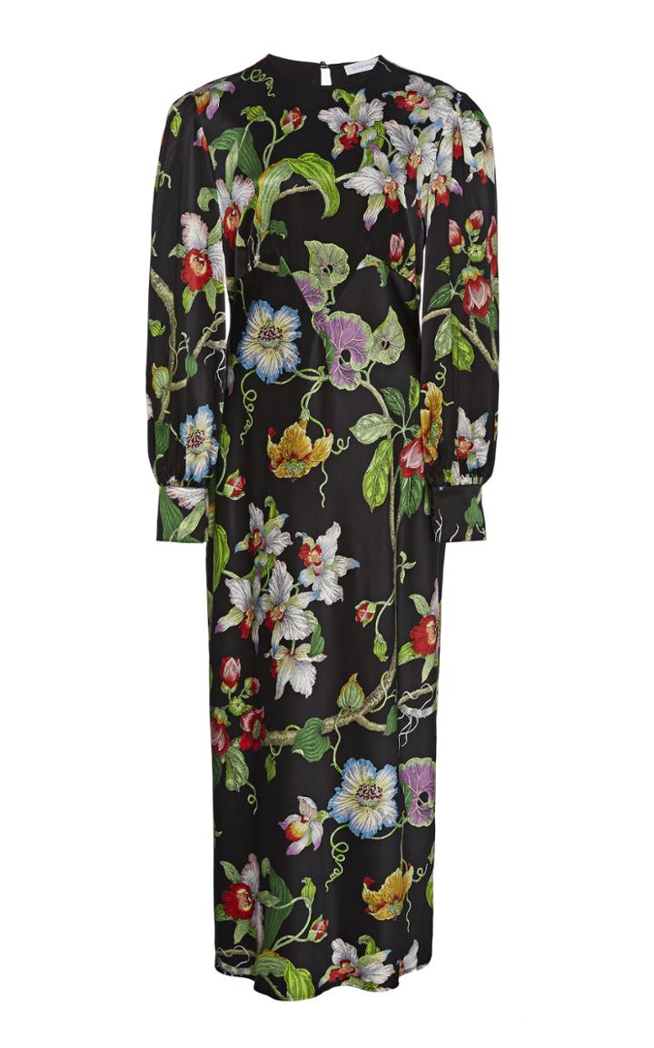 Moda Operandi Olivia Von Halle Aureta Silk Dress Size: Xs