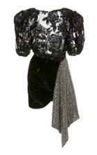 Daniele Carlotta Mix Match Sequin Embroidered Mini Dress