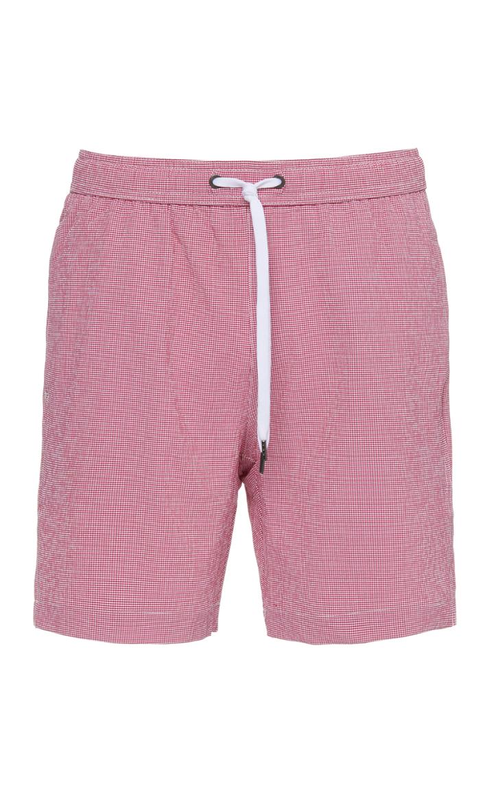 Onia Charles Gingham Yarn Shorts