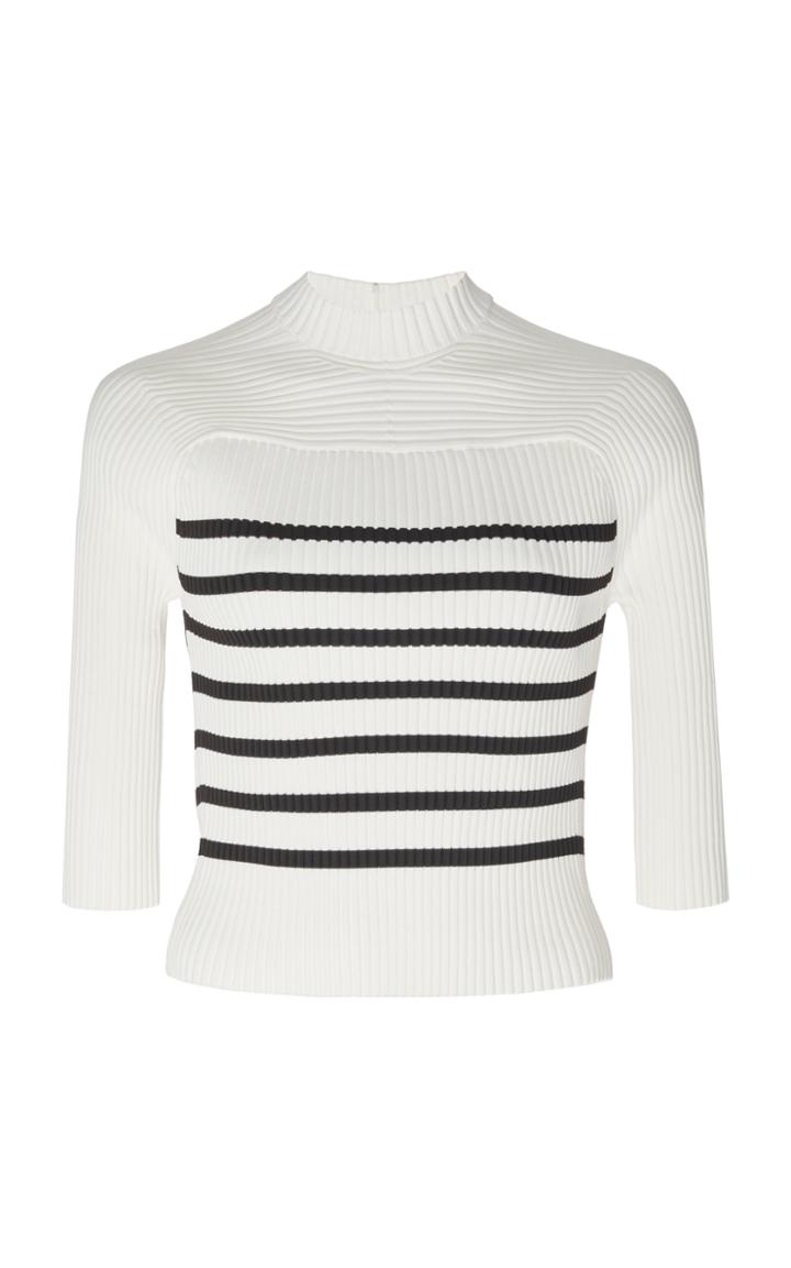 Moda Operandi Khaite Quincy Ribbed-knit Sweater Size: Xs