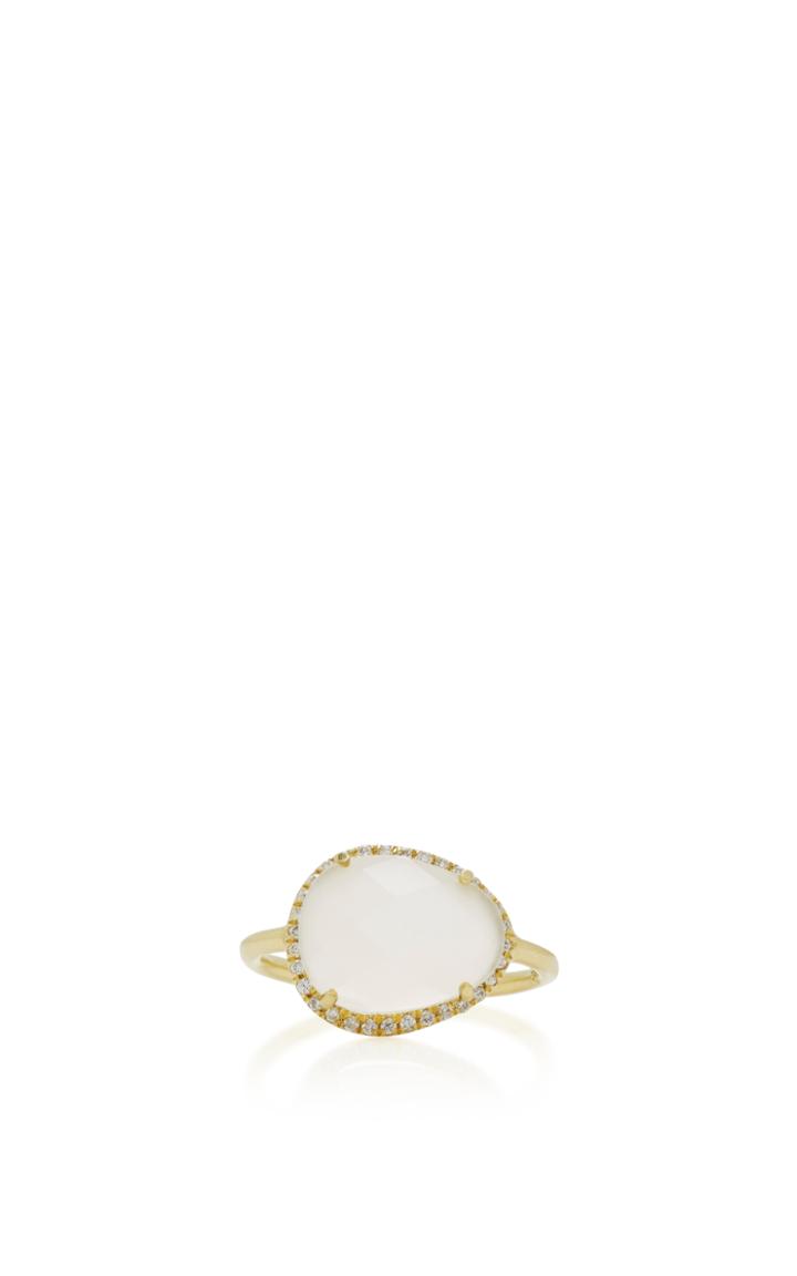 Nina Runsdorf Rose Cut Moonstoone Ring