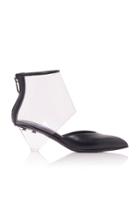 Balmain Livy Patent Mid Heel Booties