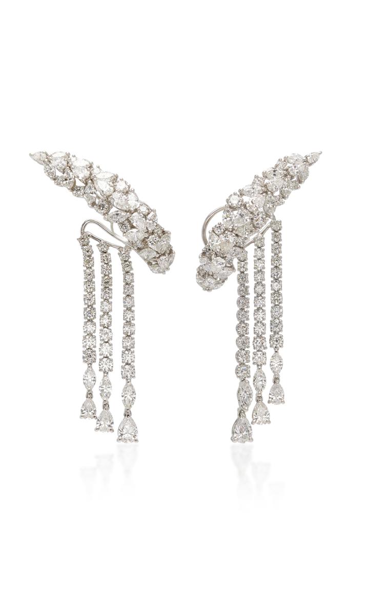 Yeprem Cascading Drop Diamond Earrings