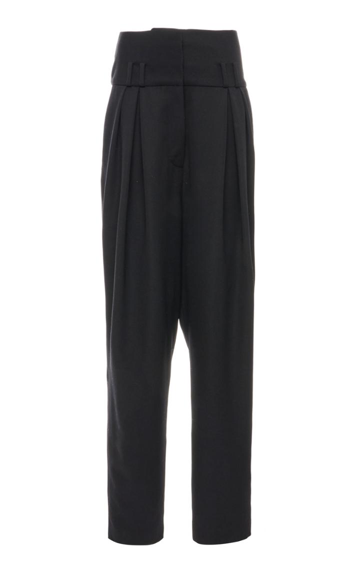 Moda Operandi Balmain Low-rise Cady Pants