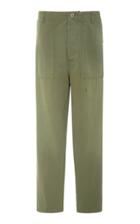 Loewe Cotton-twill Straight-leg Pants