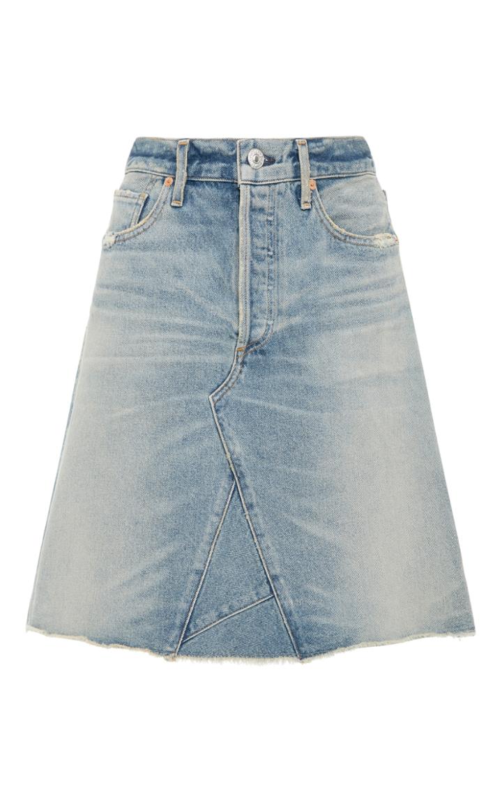 Citizens Of Humanity Liya High Waist Denim Skirt