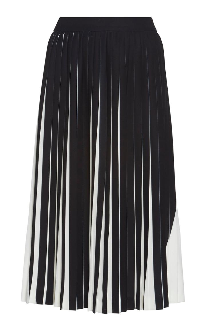 Maison Margiela High-rise Cady Pliss Skirt