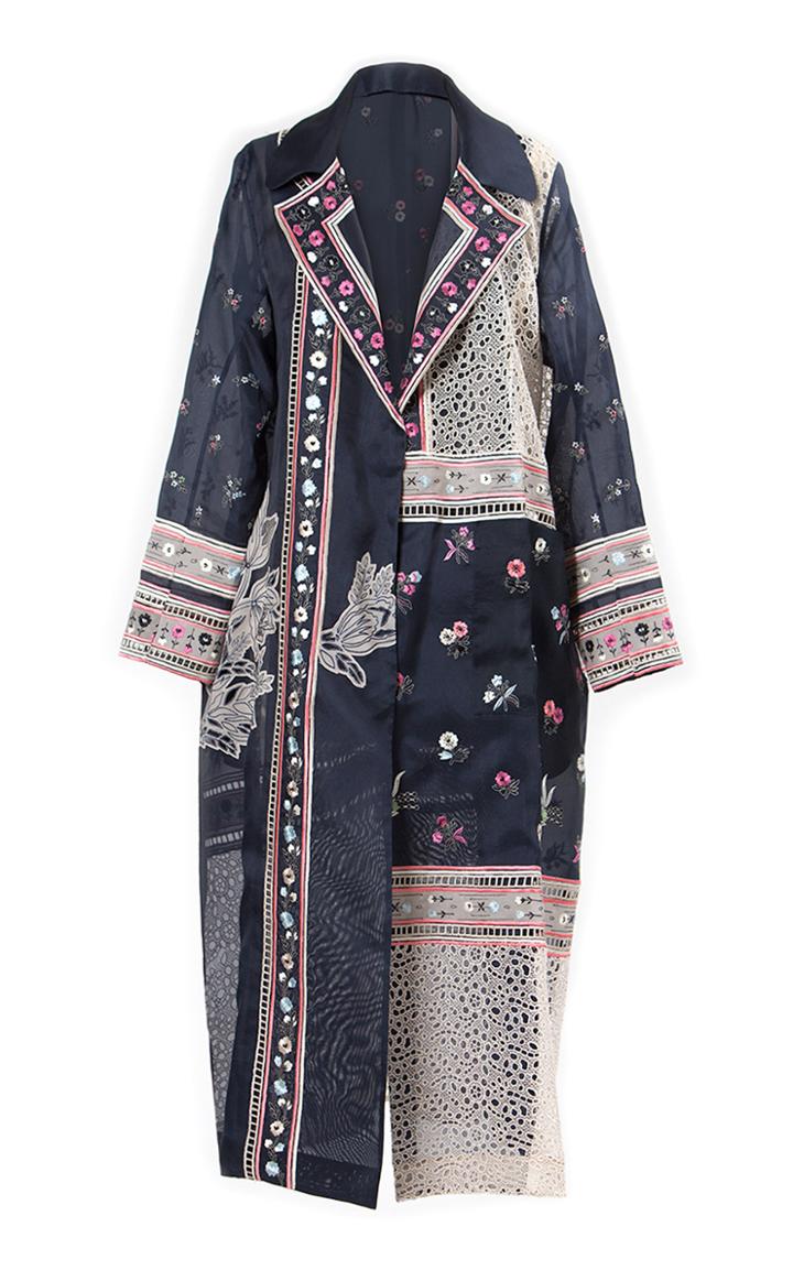 Moda Operandi Biyan Rouw Silk Coat