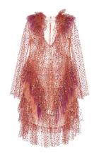 Sandra Mansour Kallichore Beaded Tulle Mini Dress