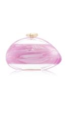 Benedetta Bruzziches Transparent And Amethyst Ariel Clutch