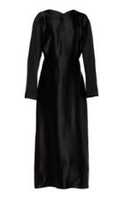 Deitas Demeter Knotted Satin Maxi Dress Size: 34