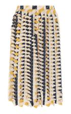Maison Margiela Vertical Scallop Pleated Skirt