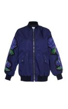 Msgm Floral Patch Bomber