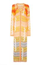 Moda Operandi Peter Pilotto V-neck Jaquard-knit Cardigan Dress Size: M