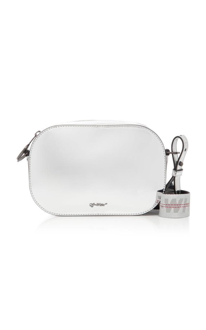 Off-white C/o Virgil Abloh Metallic Patent-leather Belt Bag