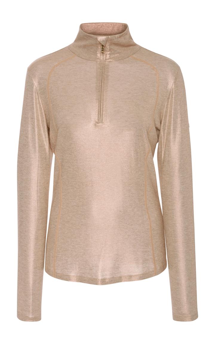 Bogner Matilda Stretch-knit Quarter-zip Top