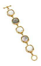 Brinker & Eliza Bright Side 24k Gold-plated Pearl Bracelet