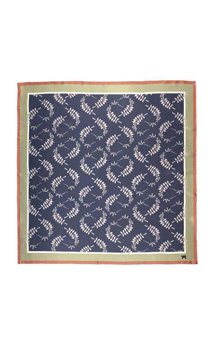 Lake Studio Floral Printed Silk Scarf