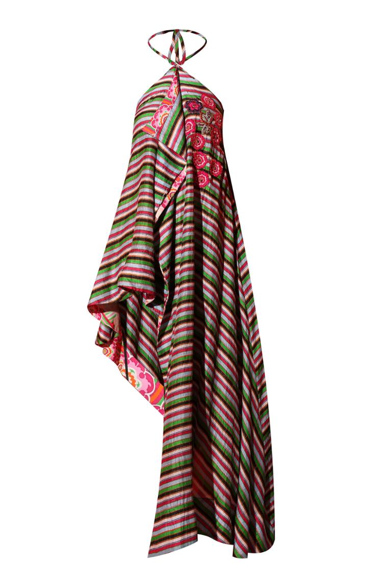 Roopa Aphai Embellished Tie Up Dress