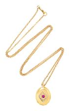 Michelle Fantaci Sensu Fan Necklace