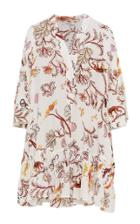 Moda Operandi Dorothee Schumacher Tree Of Life Printed Silk Mini Shirt Dress