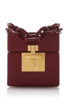 Oscar De La Renta Alibi Cube Leather Bag
