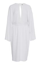 Jeffrey Dodd Belted Keyhole Mini Dress