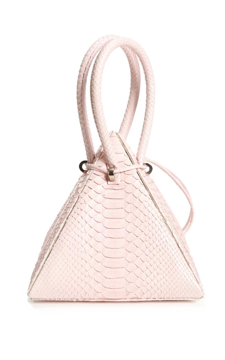 Nita Suri M'o Exclusive Lia Bag In Pastel Python
