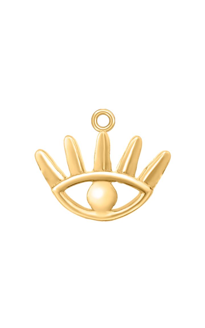 Mks Jewellery Keepsakes Little Eye 18k Yellow Gold Charm