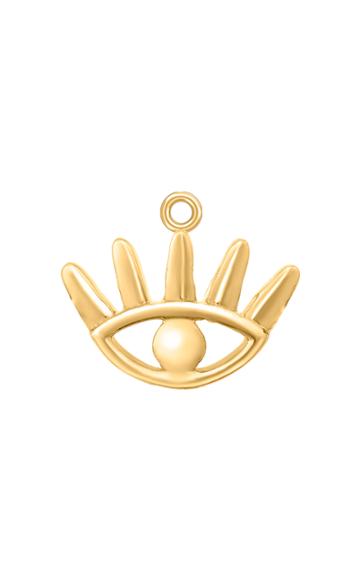 Mks Jewellery Keepsakes Little Eye 18k Yellow Gold Charm