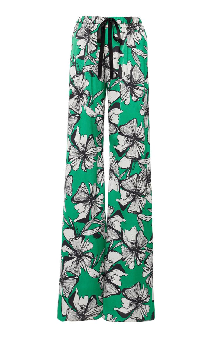 Alexis Makoto Floral Wide-leg Pants