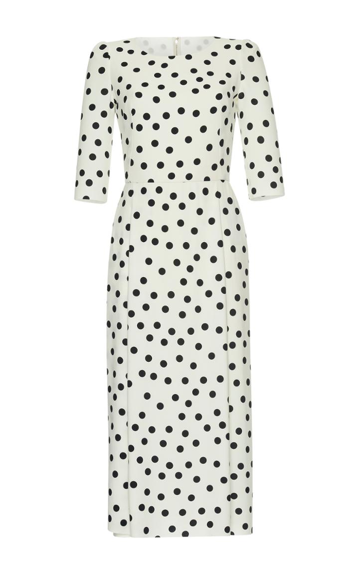 Dolce & Gabbana Polka-dot Midi Dress