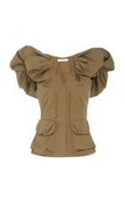 Area Ruffled Cargo Vest