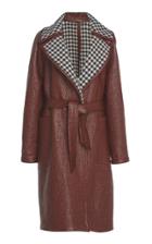 Martin Grant Coated Reversible Linen-blend Trench Coat