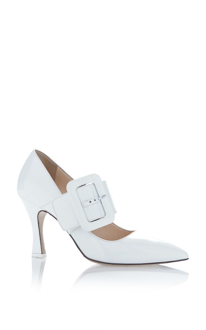 Attico Elsa White Vinyl Pump