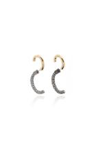 Demarson Luna Convertible 12k Gold-plated Crystal Earrings