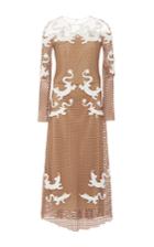 Alena Akhmadullina Embroidered Net Midi Dress