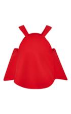 Rosie Assoulin Red Cotton Crepe Gramophone Top
